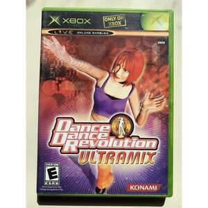 Dance Dance Revolution Ultramix (Microsoft Xbox, 2003) Complete w/ Booklet EUC